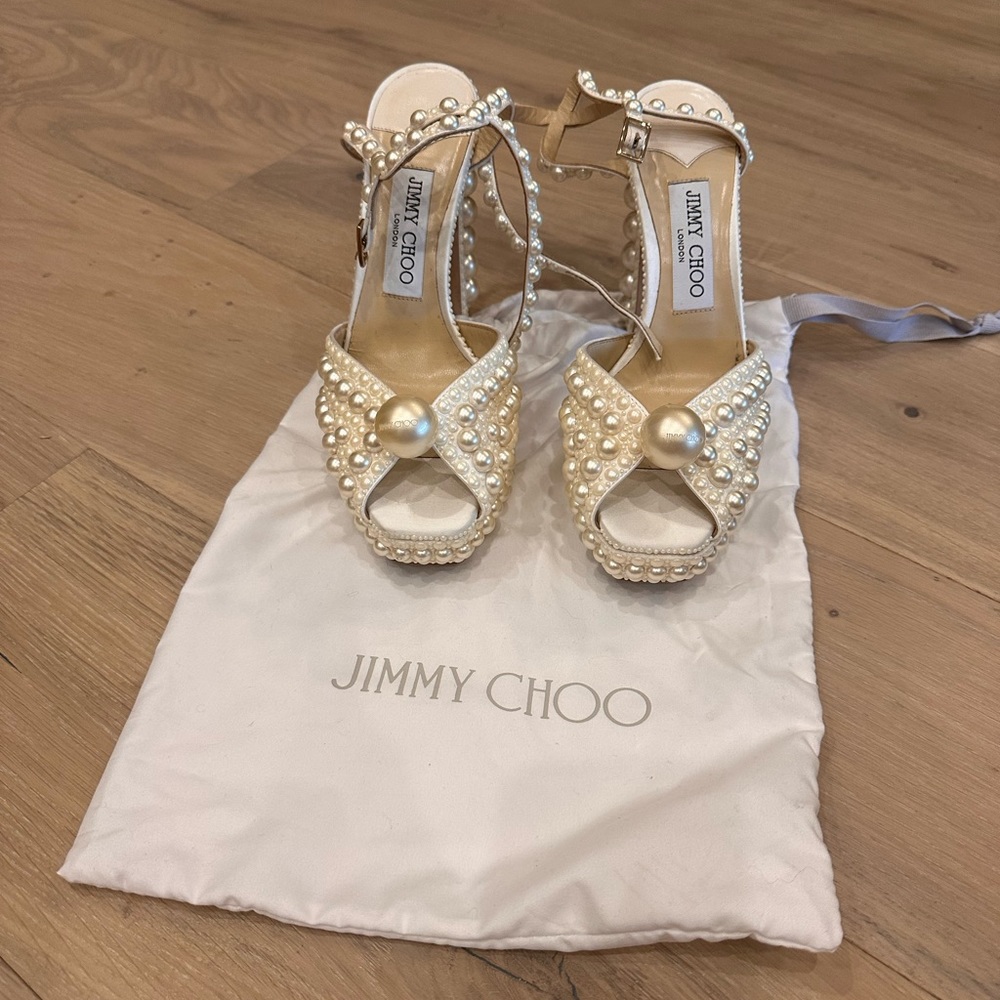 Jimmy Choo Pearl Platform Heels